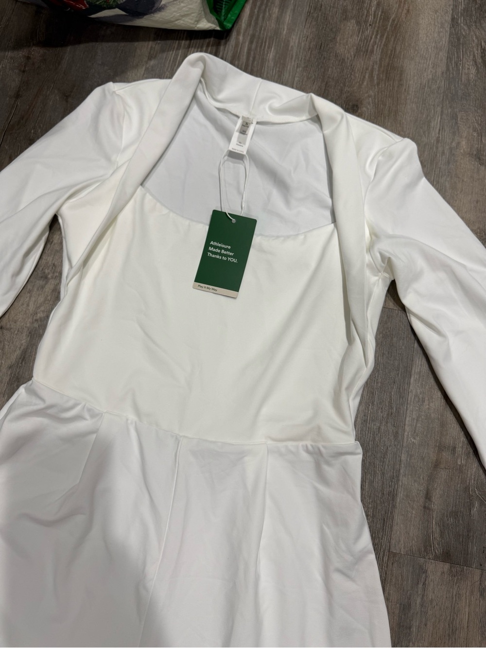 HALARA White Long-Sleeve Wide-Leg Jumpsuit - Picture 2 of 12